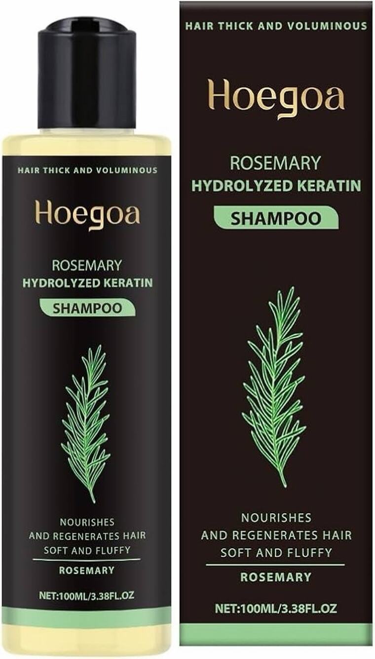 Hoegoa Rosemary Hydrolyzed Keratin Shampoo Nourishing Volumizing 3.38 fl oz